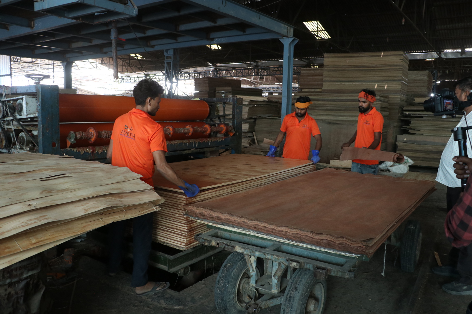 Plywood product showcase