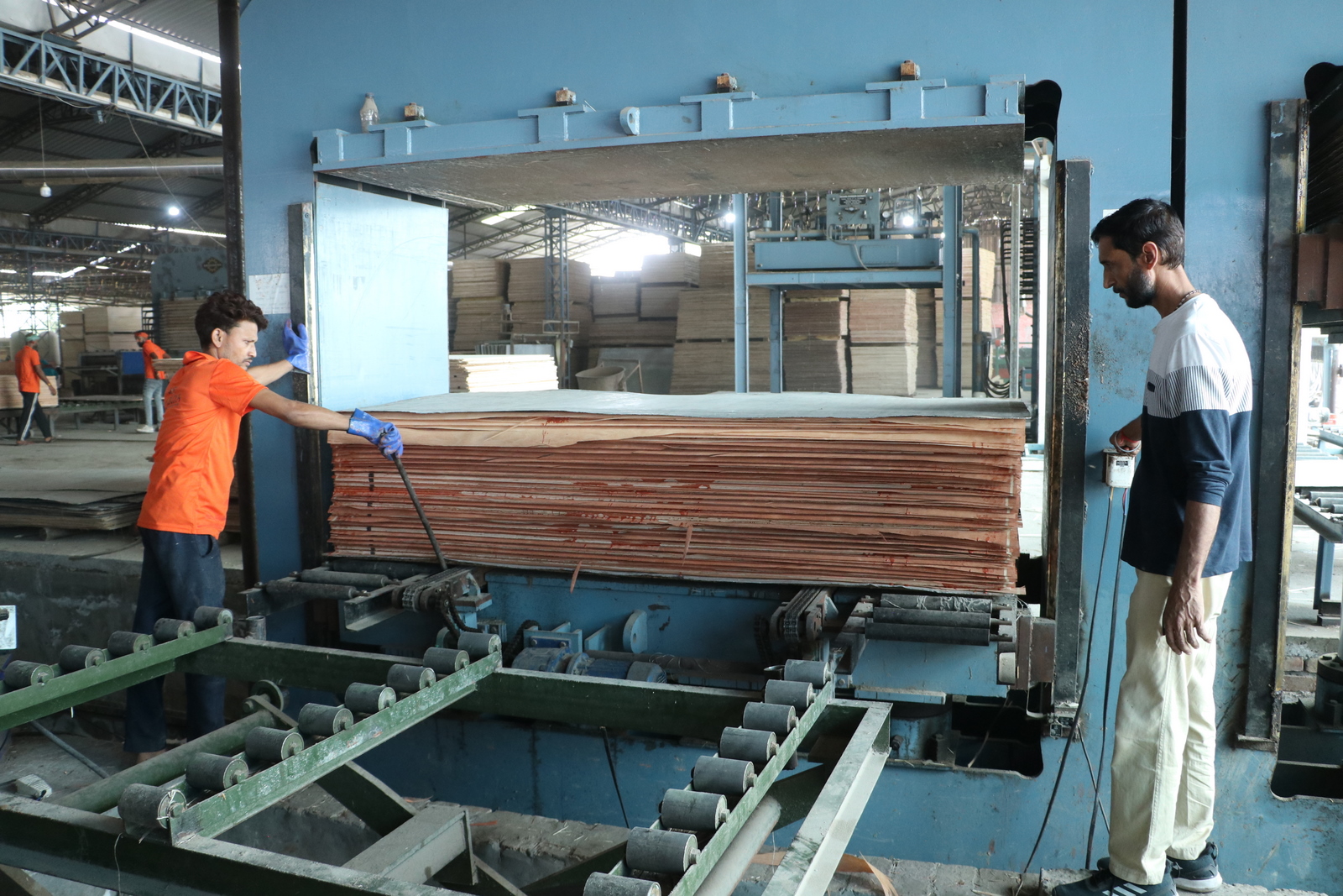 Two black and white business cards on a dark background